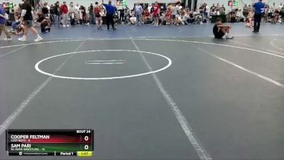 126 lbs Round 6 (8 Team) - Sam Pari, NJ Rams Wrestling vs Cooper Feltman, Lost Boys