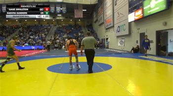 125 lbs Quarterfinal - Gage Singleton, Oregon State vs Dakota Sanders, Cal Poly Humboldt