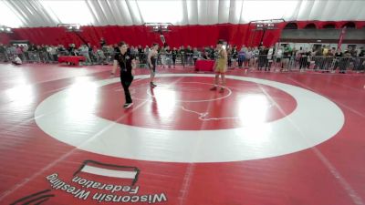157 lbs Quarterfinal - Aaron Knetter, Wisconsin vs Nolan VanSchyndle, Cuba City Wrestling Club