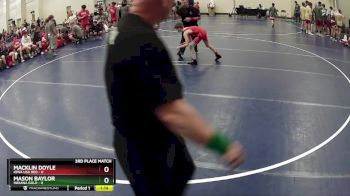 75 lbs Finals (8 Team) - Macklin Doyle, Iowa USA Red vs Mason Baylor, Indiana Gold