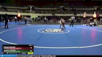 96 lbs Round 2 - Ryker Carter, Great Bridge Wrestling Club vs Maliki Reaves, Guerrilla Wrestling Associatio