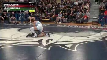 113 lbs Quarterfinal - Evan Slaughter, Cimarron-Memorial vs Jenavi Alejandro, Centennial