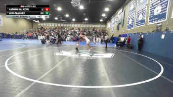 150 lbs Cons. Round 5 - Nathan Salazar, Cesar Chavez vs Luis Olaguez, Ridgeview
