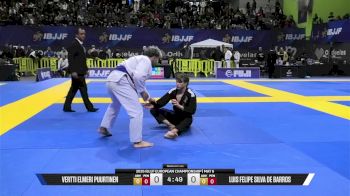 Luis Felipe Silva De Barros vs Vertti Elmeri Puurtinen 2026 European Jiu-Jitsu IBJJF Championship