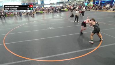 126 lbs Champ. Round 4 - Gavin Calcines, Wrestling University vs Jeffrey Dunaway, ISI Wreslting Club