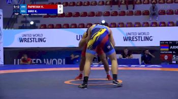 79 kg Repechage #3 - Hayk Papikyan, Armenia vs Krisztian Biro, Romania