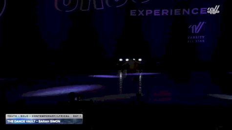 The Dance Vault - Sarah Simon [2025 Youth - Solo - Contemporary/Lyrical Day 1] 2025 Encore Grand Nationals