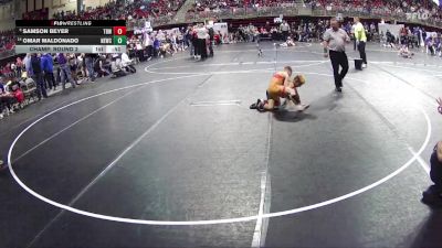 70 lbs Champ. Round 2 - Samson Beyer, The Best Wrestler vs Omar Maldonado, Nebraska Elite Wrestling Club