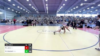 182 lbs Round Of 32 - Matt Jens, Illinois Menace Thunder vs Matt Waddell, Steller Trained Gold