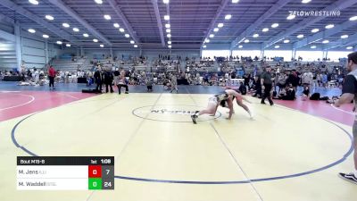 182 lbs Round Of 32 - Matt Jens, Illinois Menace Thunder vs Matt Waddell, Steller Trained Gold