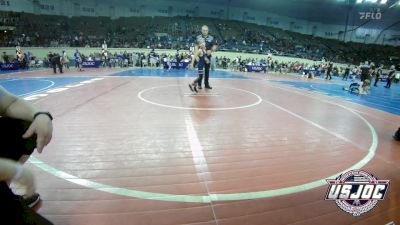 55 lbs Consi Of 16 #2 - Chance Peters, Claremore Wrestling Club vs Stryker Pruitt, Tecumseh Youth Wrestling