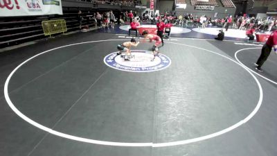 132 lbs Champ. Rd Of 16 - Khoi Cortes, Rancho Bernardo High School Wrestling vs Micah Garcia, Rough House Wrestling