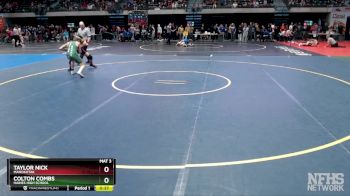 135 lbs Cons. Round 3 - Colton Combs, Haines High School vs Taylor Nick, Manokotak