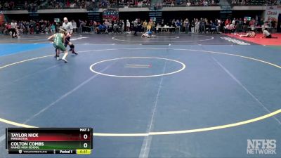 135 lbs Cons. Round 3 - Colton Combs, Haines High School vs Taylor Nick, Manokotak