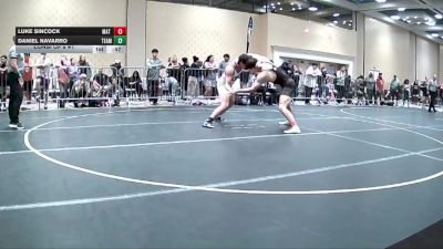 175 lbs Consi Of 8 #1 - Luke Sincock, Mat Demon vs Daniel Navarro, Team Credo