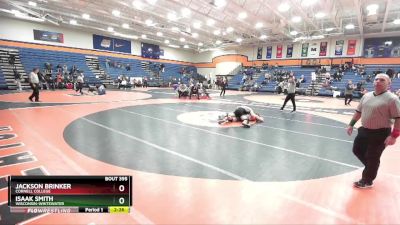 285 lbs Cons. Round 4 - Isaak Smith, Wisconsin-Whitewater vs Jackson Brinker, Cornell College