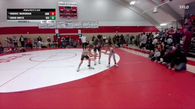 54-55 lbs Round 3 - Riddic Burgess, Greeley Metro WC vs Zeke Metz, Roughrider
