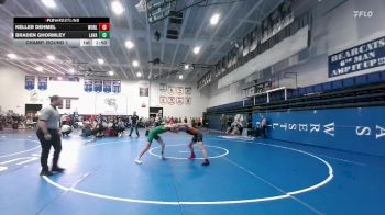 120 lbs Champ. Round 1 - Braden Ghormley, Lander Valley vs Keller Dehmel, Worland