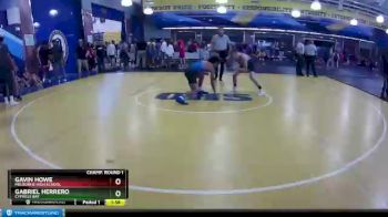 120 lbs Champ. Round 1 - Gavin Howe, Melborne High School vs Gabriel Herrero, Cypress Bay