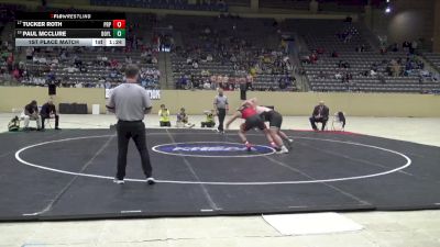 285 lbs 1st Place Match - Paul McClure, Boyle County vs Tucker Roth, Pleasure Ridge Park