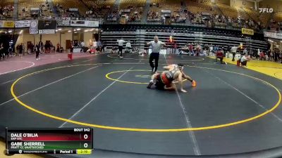 125 lbs Quarterfinal - Dale O`Bilia, EAP OTC vs Gabe Sherrell, Pratt CC Unattatched