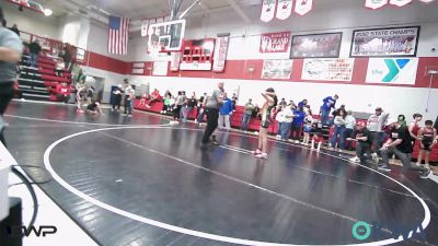 130 lbs Consi Of 4 - Holly Jo Fansler, Verdigris Youth Wrestling vs Karsen Battiest, Hornet Wrestling Club