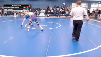 141 lbs Cons. Round 3 - Terrell Kinlicheenie, New Mexico Highlands vs Liam Neitzel, South Dakota State