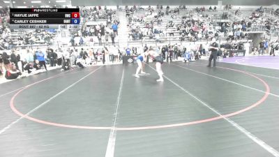 62 kg Semis - Haylie Jaffe, Bearcat Wrestling Club vs Carley Ceshker, B.A.M. Training Center