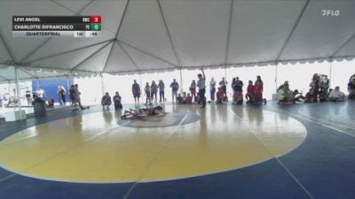 82 lbs Quarterfinal - Charlotte Difrancisco, Poway Elite vs Levi Angel, Reign Wrestling Club