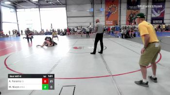 132 lbs Rr Rnd 2 - Anthony Ferarro, Young Guns Blue vs Myrin Nixon, Great Bridge