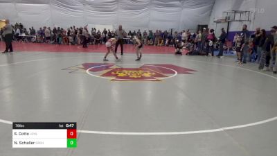 78 lbs Final - Sawyer Cotto, Loysville vs Nikolaus Schaller, Orchard Park