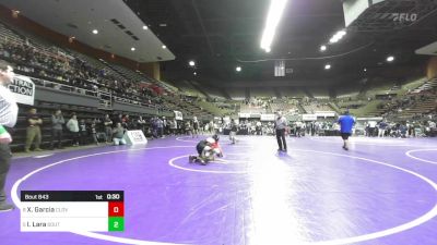 108 lbs 7th Place - Xavier Garcia, Clovis West vs Isaiah Lara, South