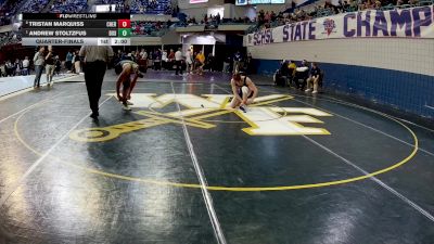 165 lbs Quarterfinal - Tristan Marquiss, Cheraw vs Andrew Stoltzfus, Dixie