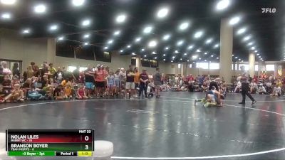 80 lbs Round 4 (6 Team) - Nolan Liles, Rabbit WC vs Branson Boyer, Team Misfits