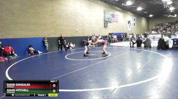 126 lbs Cons. Round 7 - Gavin Mitchell, Madison vs David Gonzales, Sanger