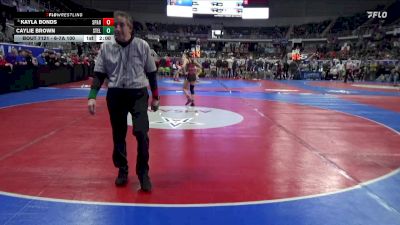 6-7A 100 3rd Place Match - Kayla Bonds, Sparkman vs Caylie Brown, Stanhope Elmore