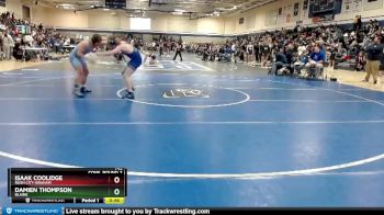 145 lbs Cons. Round 2 - Isaak Coolidge, Rush City-Braham vs Damien Thompson, Blaine