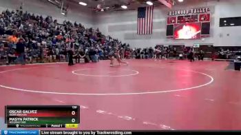 120 lbs Quarterfinal - Oscar Galvez, Worthington vs Masyn Patrick, Holdingford