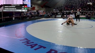 5A 190 lbs Champ. Round 1 - Brice Cuthbert, Lewiston vs Ronin Navarette, Blackfoot