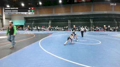 73-76 lbs Round 3 - Logan Bartlow, USA Gold vs Andres Cortes, Rancho Bernardo WC