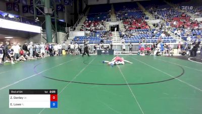 120 lbs Rnd Of 64 - Zane Donley, Oklahoma vs Elijah Lowe, Florida