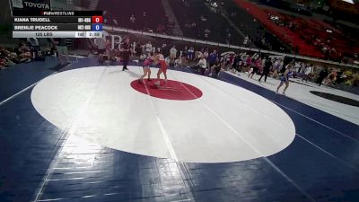 130 lbs Kiana Trudell, Idaho 1 HS Girls vs Brenlie Peacock, Oklahoma 2 HS Girls