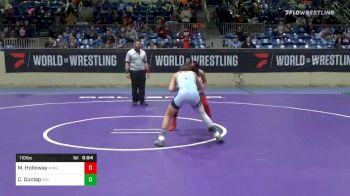 110 lbs Quarterfinal - Maverick Holloway, Mission Arlington Wrestling vs Cole Dunlap, Division Bell Wrestling