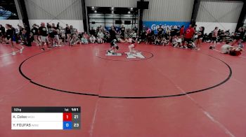 52 kg 7th Place - Kaura Coles, Michigan Blue vs Yianna FOUFAS, WOW Black