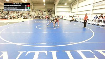 132 lbs Consi Of 64 #2 - John Matthew Stevens, SC vs Grayson Wallen, SC
