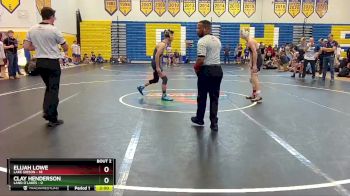 120 lbs Quarterfinals (8 Team) - Clay Henderson, Land O`Lakes vs Elijah Lowe, Lake Gibson