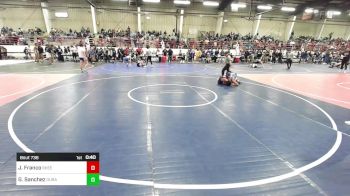 123 lbs Consi Of 8 #2 - Jaden Franco, SheepCamp WC vs Giovanni Sanchez, Duran Elite