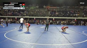 105 lbs Round 2 - Jayla Swanson, Siouxland Wrestling Academy vs Kinley Carsner, MGWC