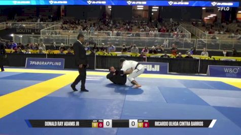 Ricardo Ulhoa Cintra Barros vs Donald Ray Adams Jr 2025 Pan Jiu Jitsu IBJJF Championship