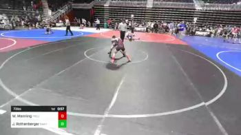 73 lbs Consi Of 4 - William Manning, Project WC vs Jaxson Rothenberger, RawTown Elite